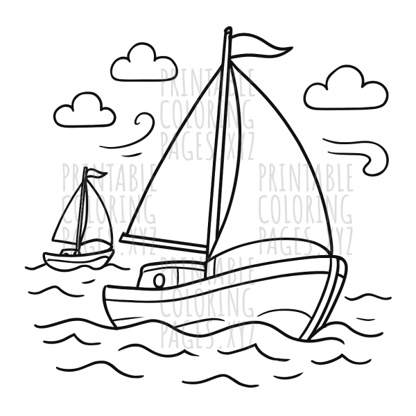 Sailboats Dancing on the Breezy Ocean Waves