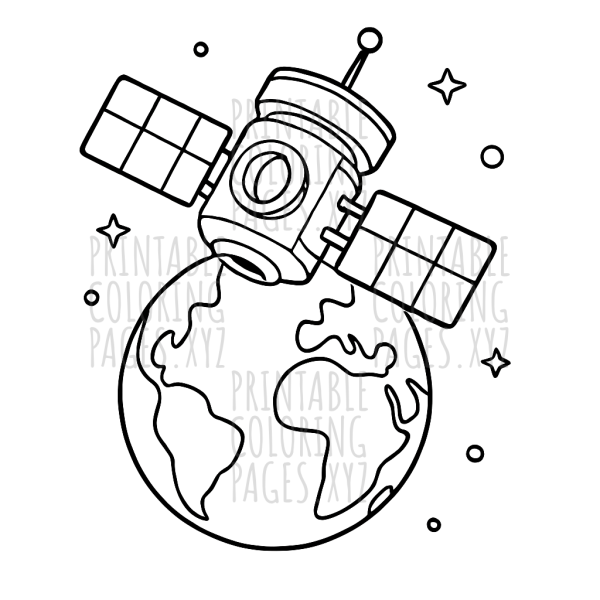 Journey of a Satellite Orbiting Earth