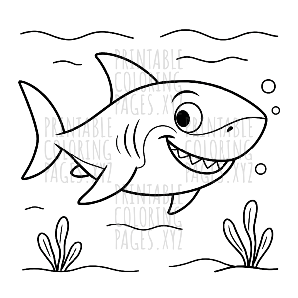 Ocean Adventure with a Swift Swimming Shark
