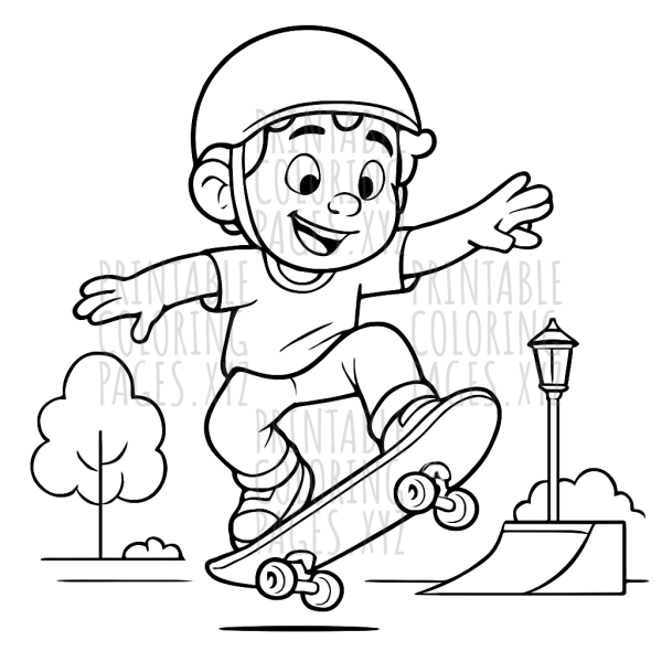 Skateboard Tricks in the Park Adventure