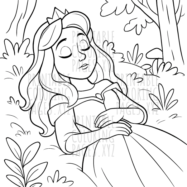The Sleeping Princess in the Enchanted Forest