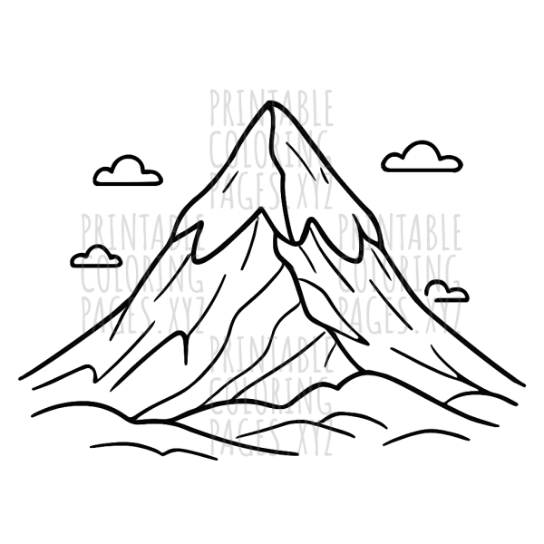 Majestic Snowy Mountain Peak Adventure