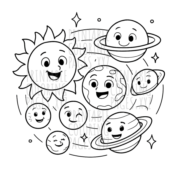 Smiling Solar System Adventure