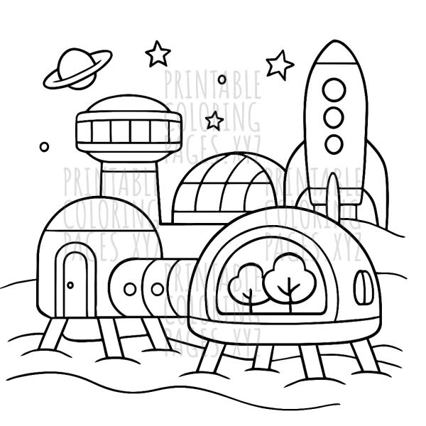 Explore Futuristic Space Colony Habitats