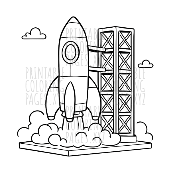 Blast Off! Space Rocket Launchpad Adventure