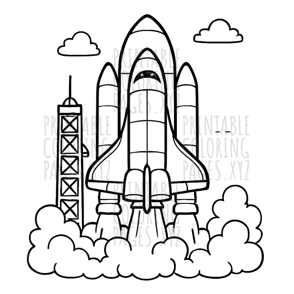 Epic Space Shuttle Launch Adventure