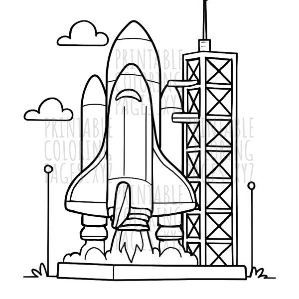 Blast Off: Space Shuttle Launchpad Adventure