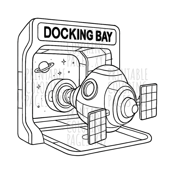 Cosmic Docking Bay Adventure