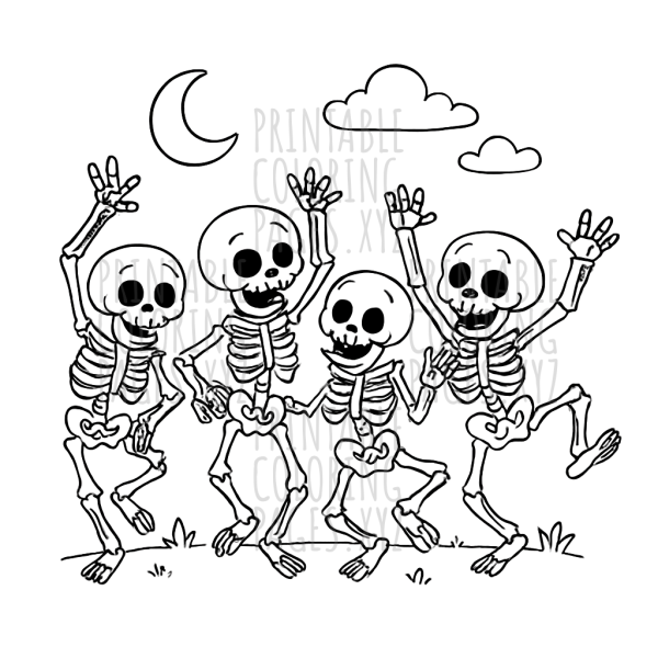 Spooky Skeleton Dancers Groove