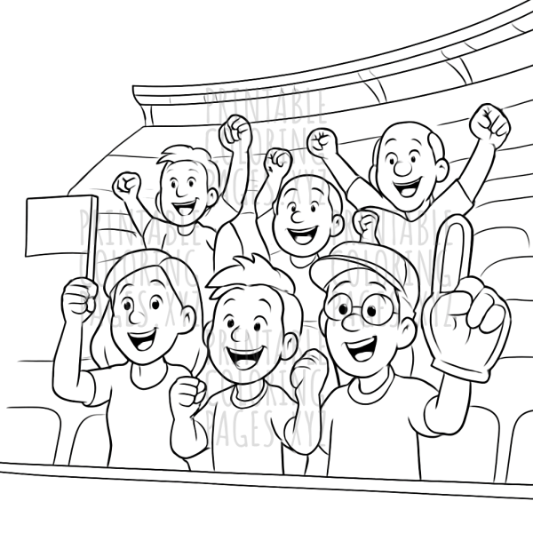 Thrilling Sports Stadium Crowd Scene