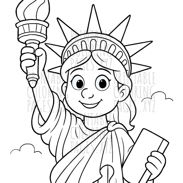 Majestic Closeup of the Statue of Liberty