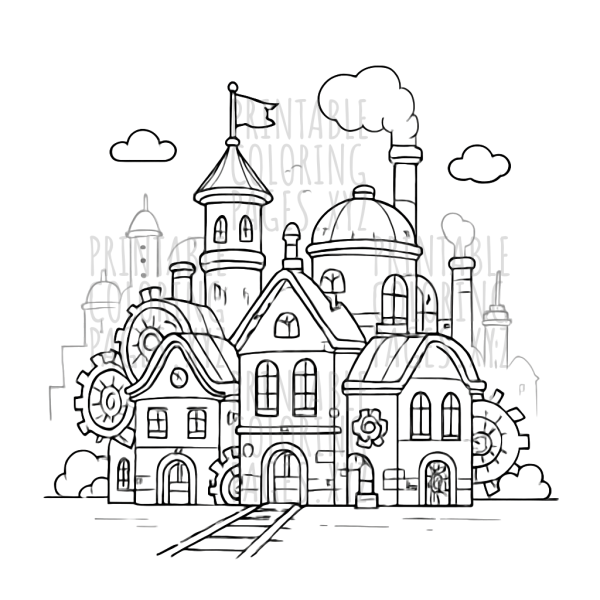 Gears and Skylines: Steampunk Cityscape Adventure