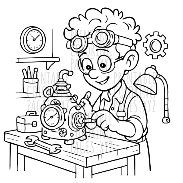 Intriguing Steampunk Gadget Workshop Adventure