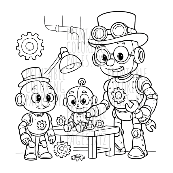 Inventive Steampunk Robots Workshop Adventure