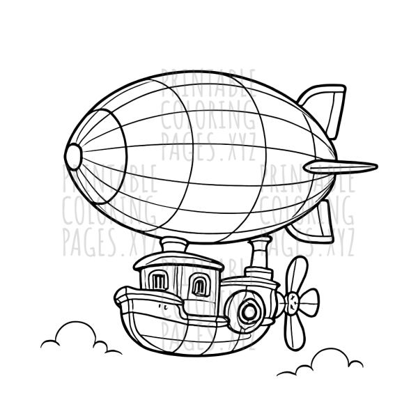 Steampunk Zeppelin Adventure