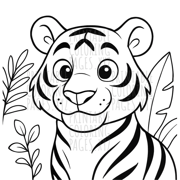Closeup Striped Jungle Animal Adventure