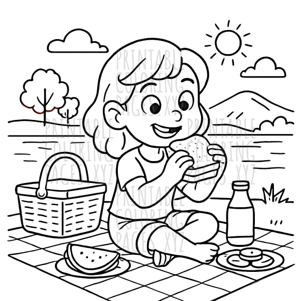 Sunny Lakeside Picnic Adventure