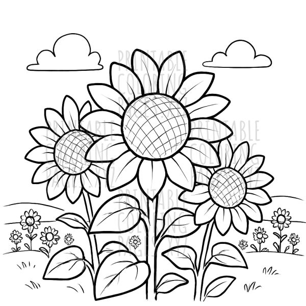 Sunflower Field in Full Bloom