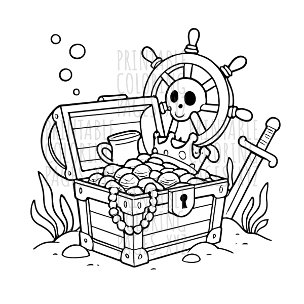 Hidden Sunken Pirate Treasure Adventure