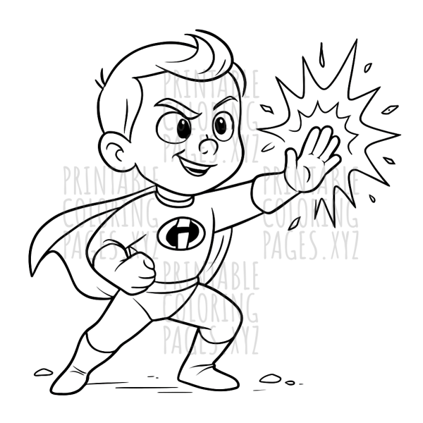 Superhero Power Action Scene