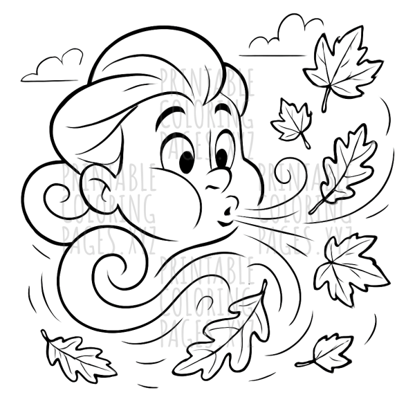 Whirling Autumn Breeze Art
