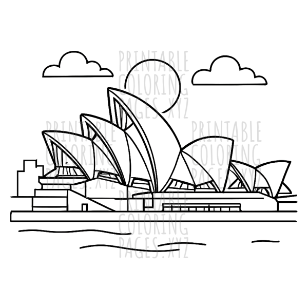 Sydney Opera House at Dusk: A Stunning Printable Scene