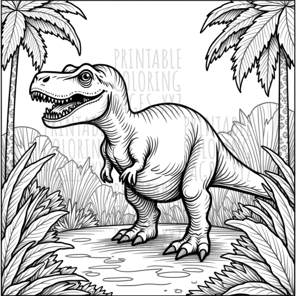 Jurassic Jungle Adventure with T-Rex