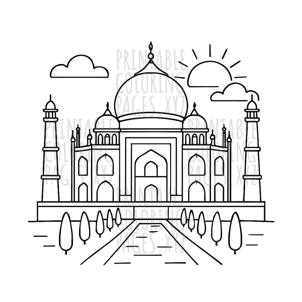 Sunrise Magic Over the Taj Mahal