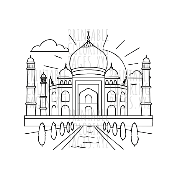 Sunrise Serenity at the Taj Mahal