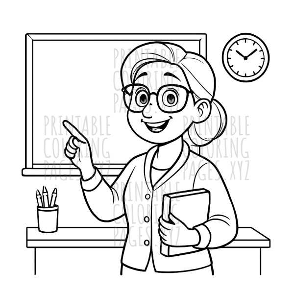 Inspiring Classroom Teacher Scene