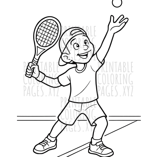 Powerful Tennis Serves in Action
