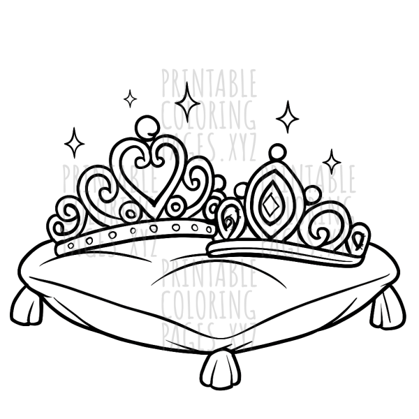 Glittering Tiaras on Velvet Scene