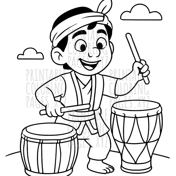 Rhythms of Tradition: Drums in Action