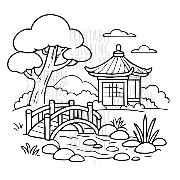 Serene Scenes of a Traditional Japanese Garden