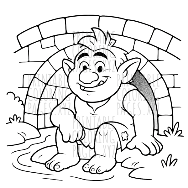 Whimsical Troll Bridge Adventure