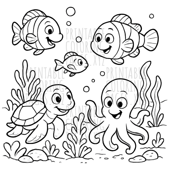 Vibrant Underwater Coral Reef Adventure