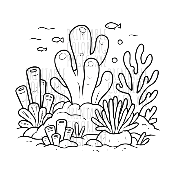 Vibrant Underwater Coral Reef Adventure