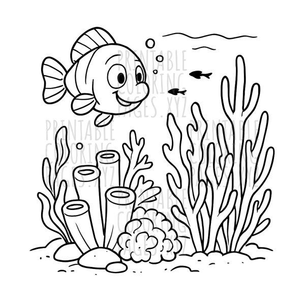 Vibrant Underwater Coral Reef Adventure