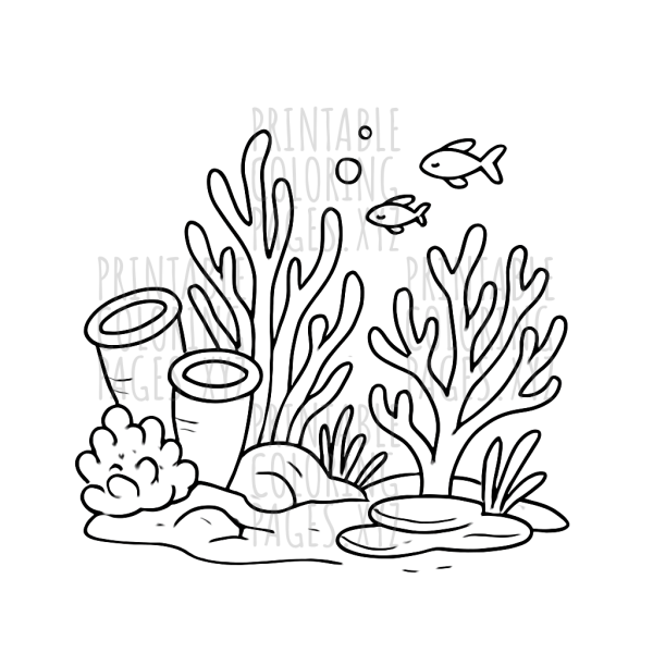 Vibrant Underwater Coral Reef Adventure