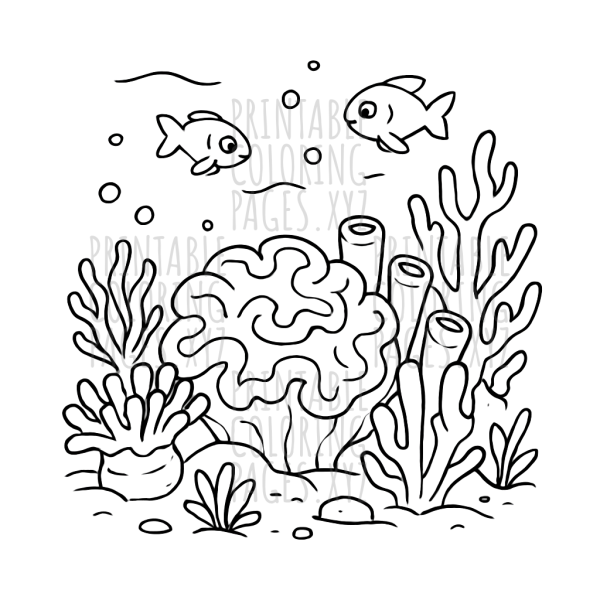 Vibrant Underwater Coral Reef Adventure