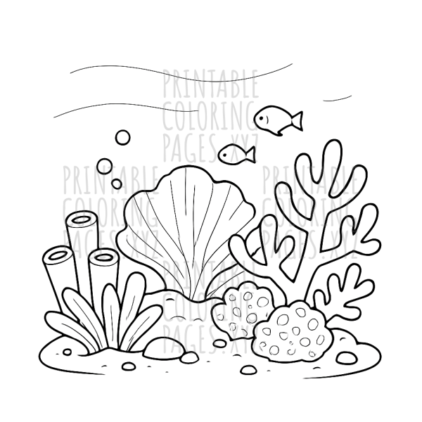 Vibrant Underwater Coral Reef Adventure