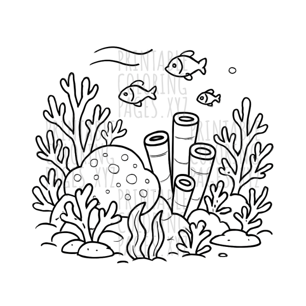 Vibrant Underwater Coral Reef Adventure
