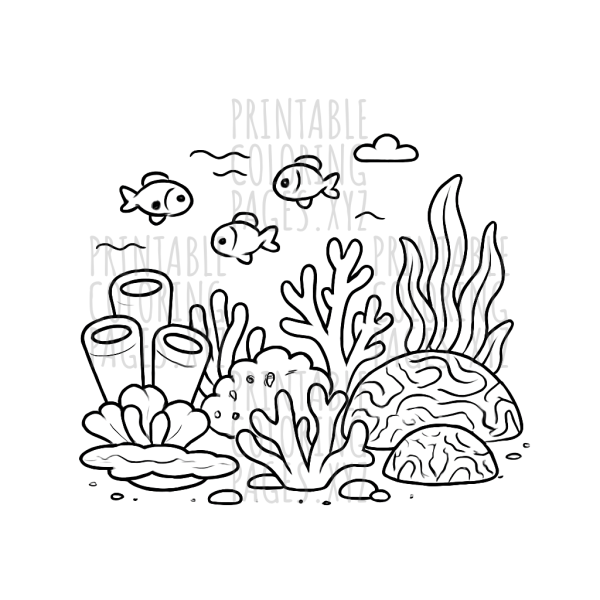 Vibrant Underwater Coral Reef Adventure