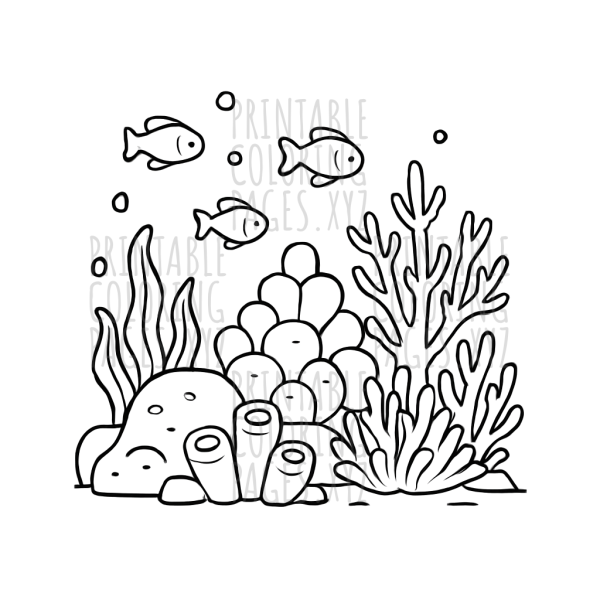 Vibrant Underwater Coral Reef Adventure