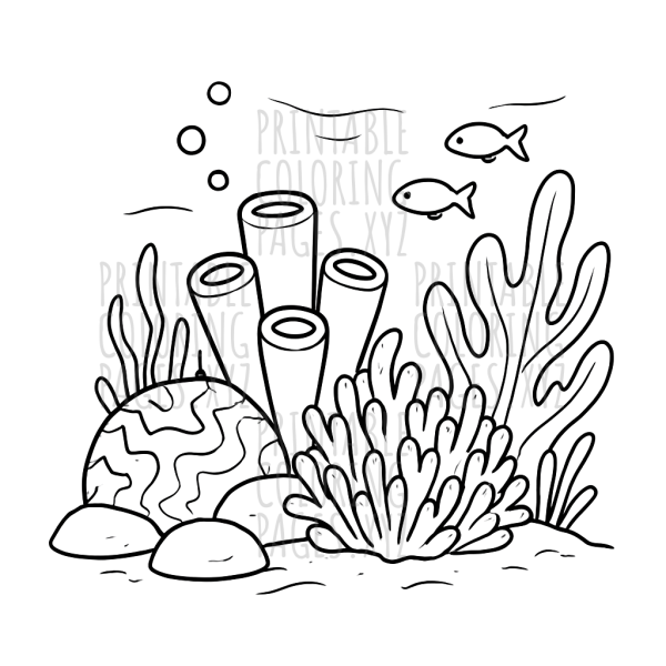 Vibrant Underwater Coral Reef Adventure