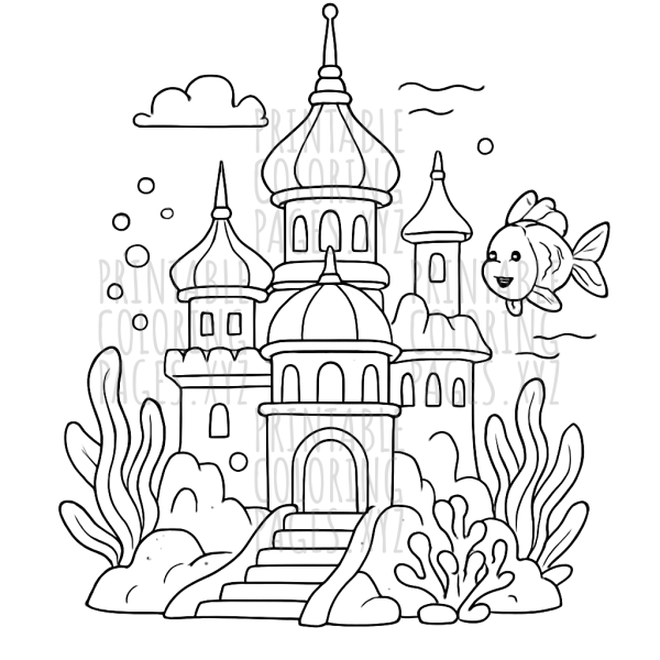 Explore the Magical Underwater Mermaid Palace