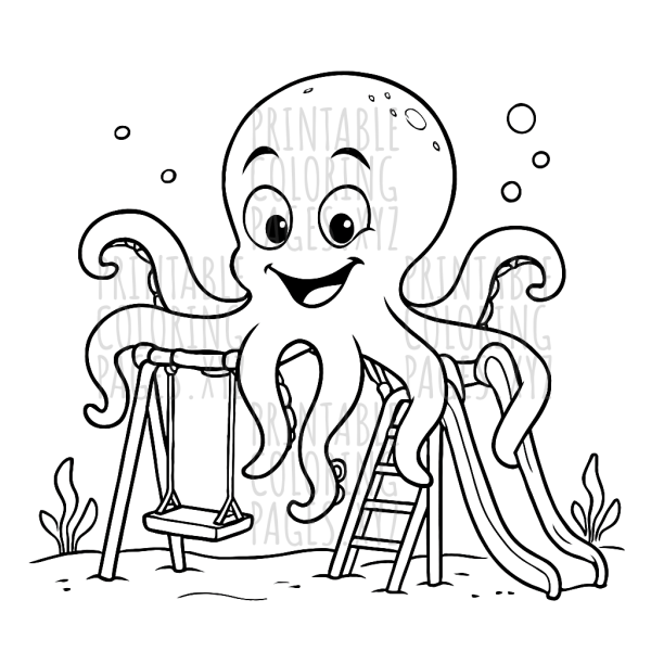 Underwater Octopus Playground Adventure
