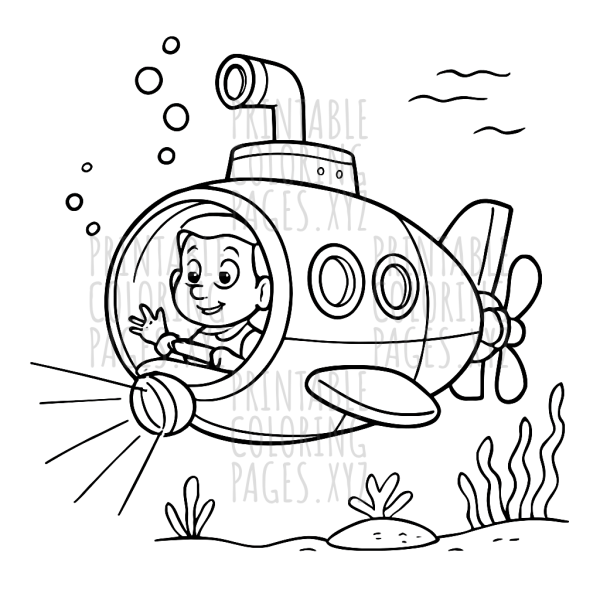 Dive Into Underwater Submarine Adventure