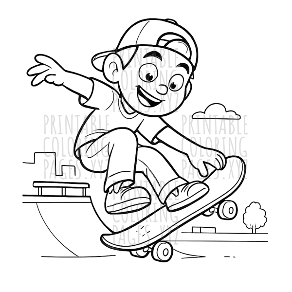 Urban Skate Park Tricks Adventure