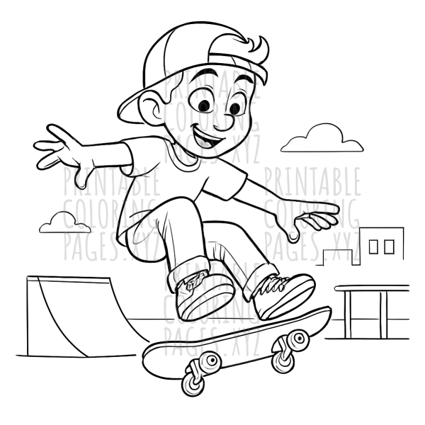 Skateboard Park Tricks Adventure